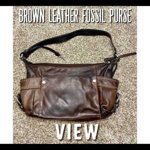 Brown Leather Fossil Purse